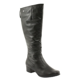 Caprice 25500 schwarze verstellbare Stiefel 1