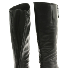 Caprice 25500 schwarze verstellbare Stiefel 5