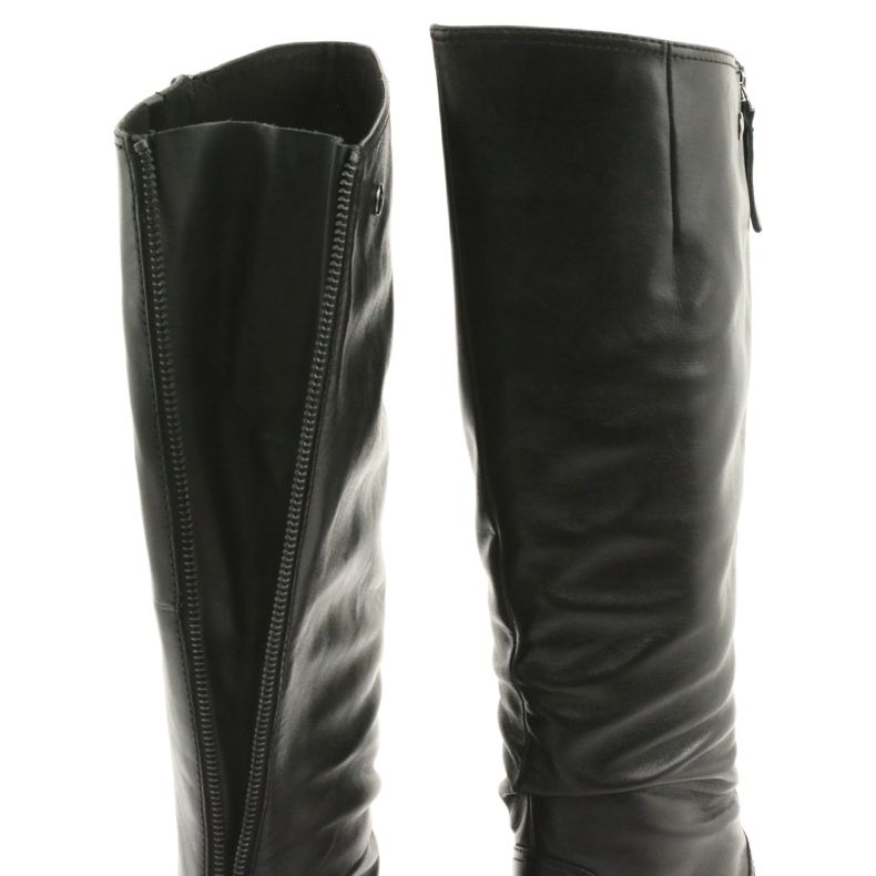 Caprice 25500 schwarze verstellbare Stiefel 5