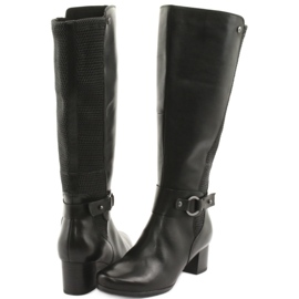 Caprice Stretchstiefel, Weite XL 25526 schwarz 4