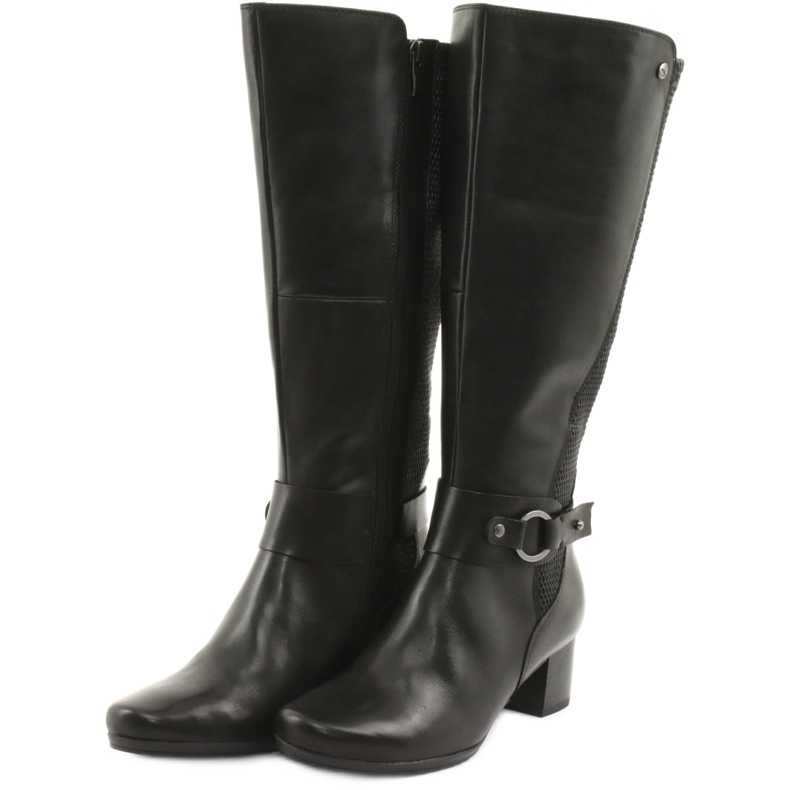 Caprice Stretchstiefel, Weite XL 25526 schwarz 3