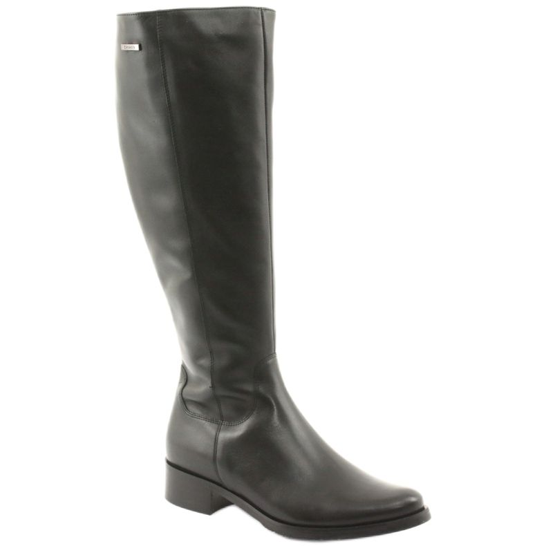 Arka Schwarze Stiefel, schwarze Stiefel 7447 1