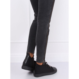 Schwarze XY-35 Schwarze Neopren isolierte Sneaker 2