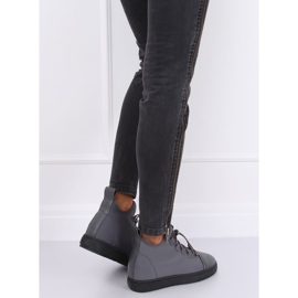 Graue XY-35 Grau isolierte Neopren-Sneakers 1