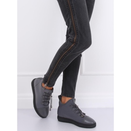 Graue XY-35 Grau isolierte Neopren-Sneakers 2