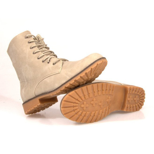 Warme Stiefel Military Q99 Beige 1