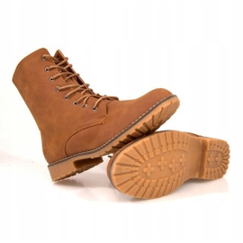 Warme Stiefel Military Q99 Camel braun 2