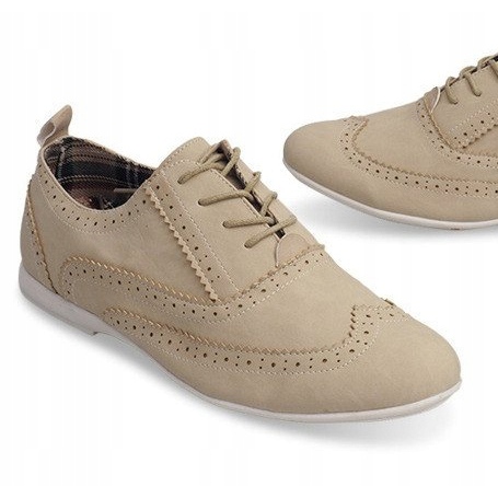 Jazzówki Schuhe 036 Beige 1