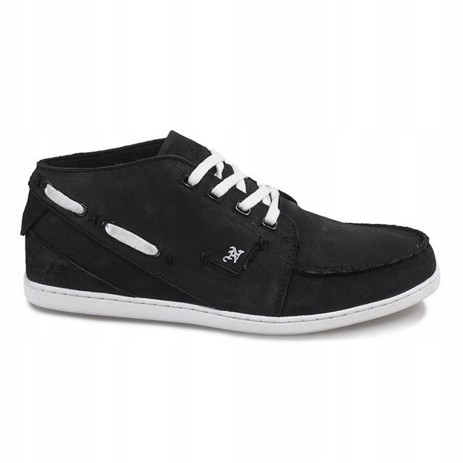 Hohe Sneakers aus Leder MID1 Schwarz 1