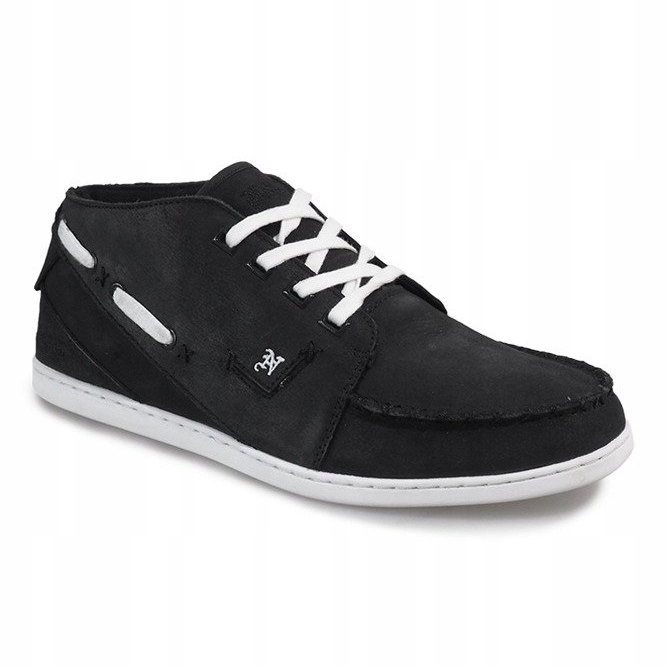 Hohe Sneakers aus Leder MID1 Schwarz 2