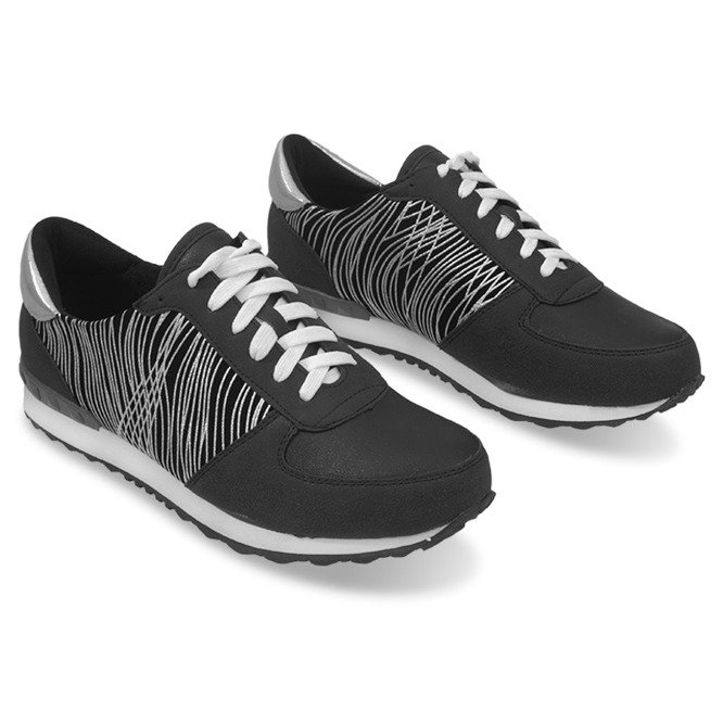 Turnschuhe Sport Turnschuhe Y617 Schwarz grau 1