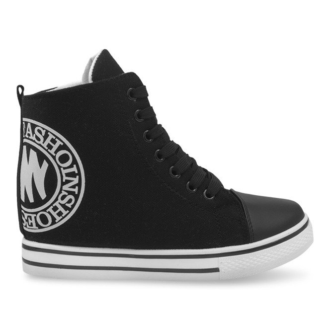 Modische Sneaker LT1608 Schwarz 1