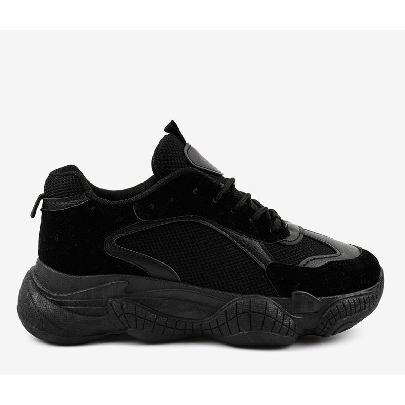 Schwarze Damen Sportschuhe ZF-54 2