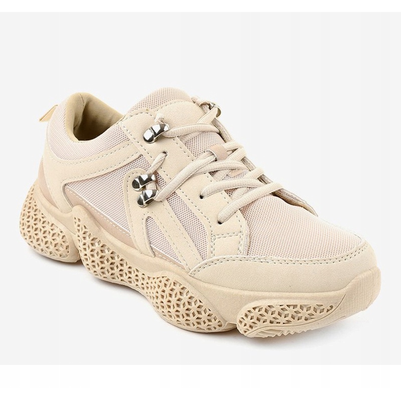 Beige modische Damen Sportschuhe BD-5 1