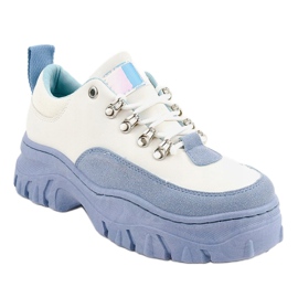 Sportschuhe für Damen in Weiß und Blau PF5329 1