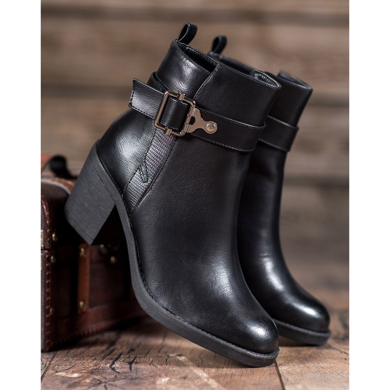 Nio Nio Klassische Stiefel mit hohen Absätzen schwarz 1