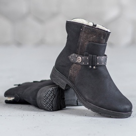 Super Me Warme Damenstiefel schwarz 1