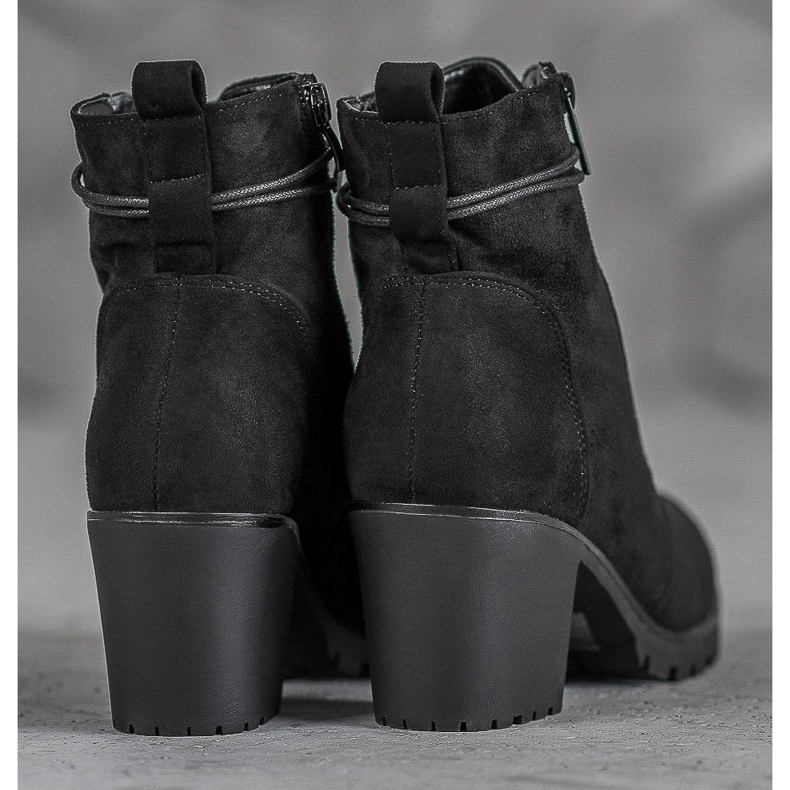 Super Me Schnürstiefel auf der Plattform schwarz 1