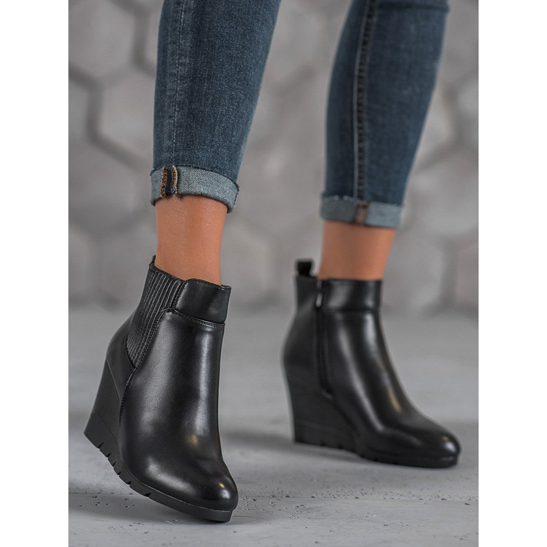 SHELOVET Keilstiefel rot 1