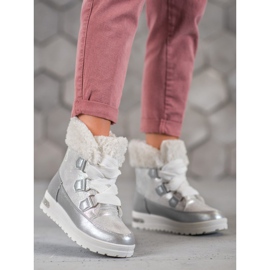 Warme MCKEYLOR Schneestiefel grau 1