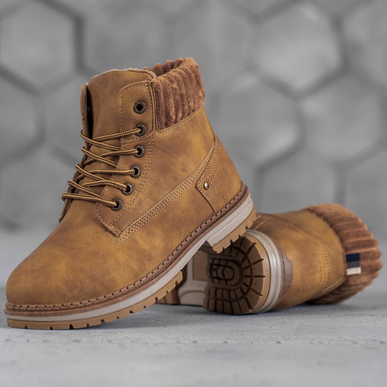 SHELOVET Modische Trapper braun 1