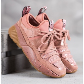 SHELOVET Sportschuhe zum Hineinschlüpfen rosa 1