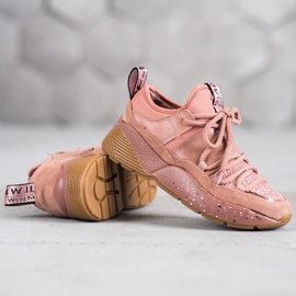 SHELOVET Sportschuhe zum Hineinschlüpfen rosa 2