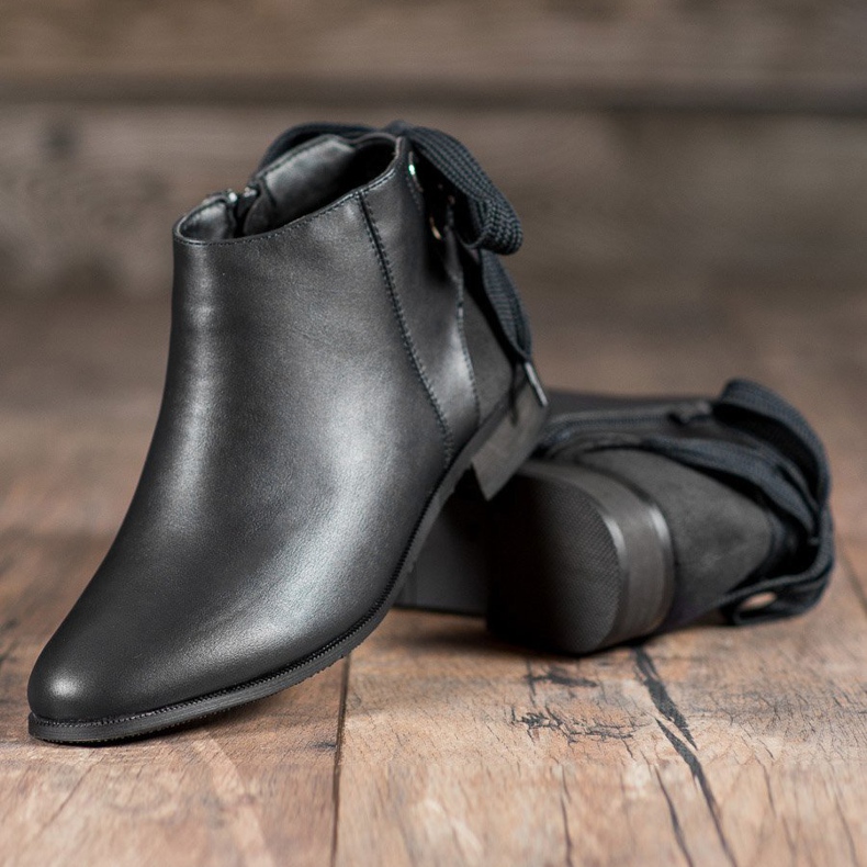Cm Paris Schwarze Stiefel 1