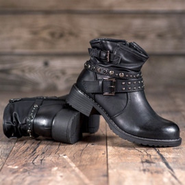 Evento Rockstiefel für Damen schwarz 1
