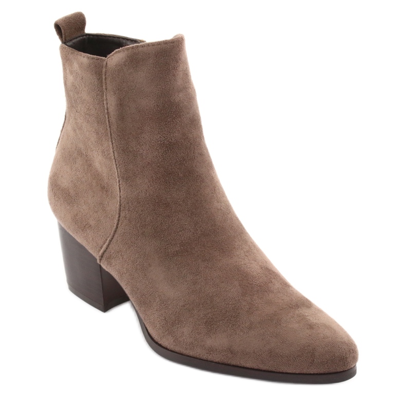 Wildlederstiefel Taupe Filippo 922 braun 1