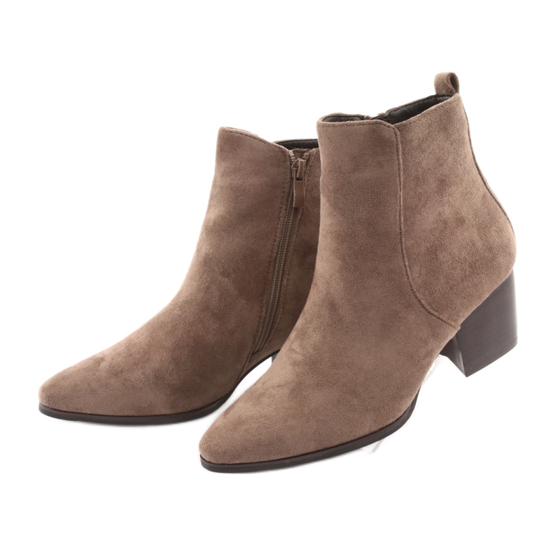 Wildlederstiefel Taupe Filippo 922 braun 3