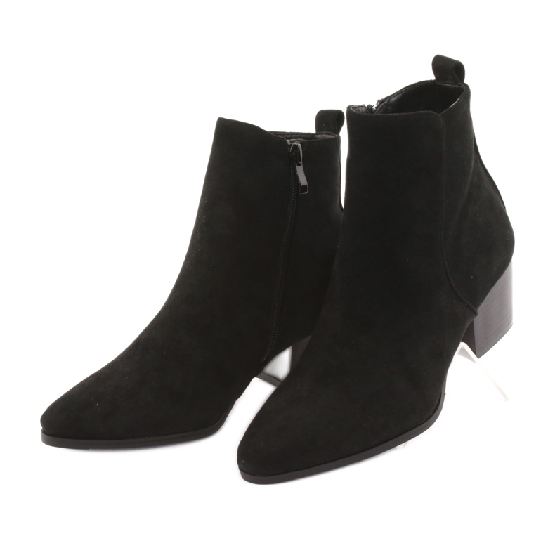 Schwarze Filippo 922 Wildlederstiefel 3