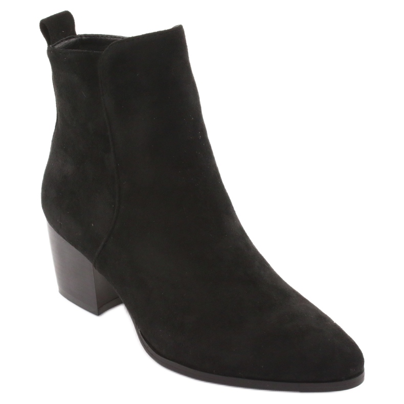 Schwarze Filippo 922 Wildlederstiefel 1