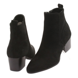 Schwarze Filippo 922 Wildlederstiefel 4