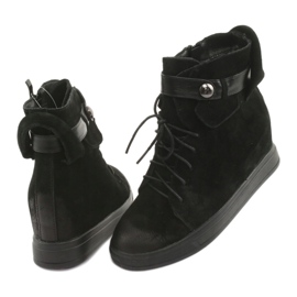 M.Daszyński Schwarze Sneaker mit Reißverschluss 143 4