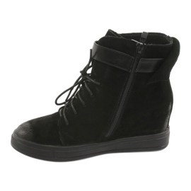 M.Daszyński Schwarze Sneaker mit Reißverschluss 143 2