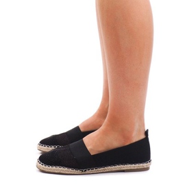 Sneaker Espadrilles Openwork 188-38 Schwarz 1