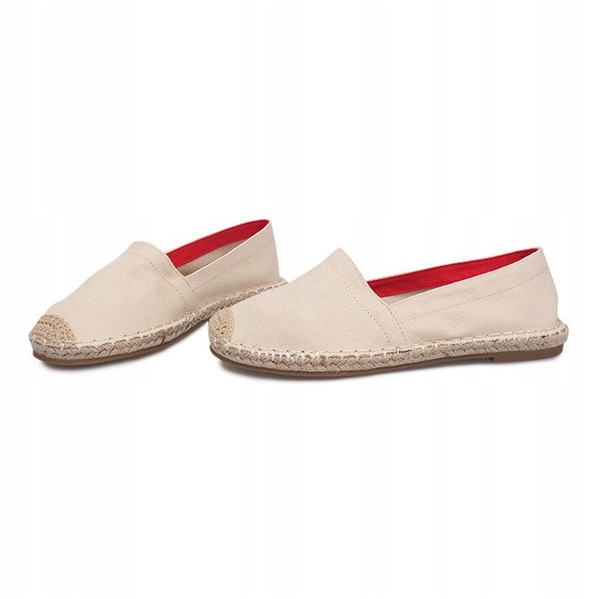 Espadrilles Sandalen F169-6 Beige 1