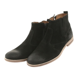 Riko Wildleder-Chelsea-Stiefel mit Reißverschluss, nicht isoliert, schwarz 3