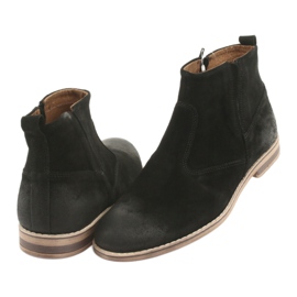 Riko Wildleder-Chelsea-Stiefel mit Reißverschluss, nicht isoliert, schwarz 4