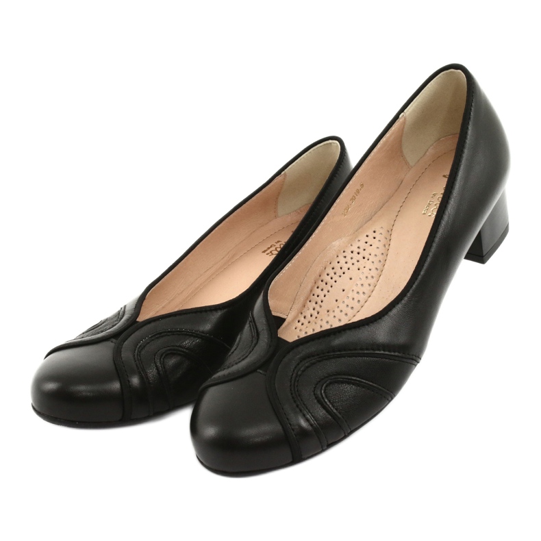 Espinto Pumps Ebenheit H schwarz 3