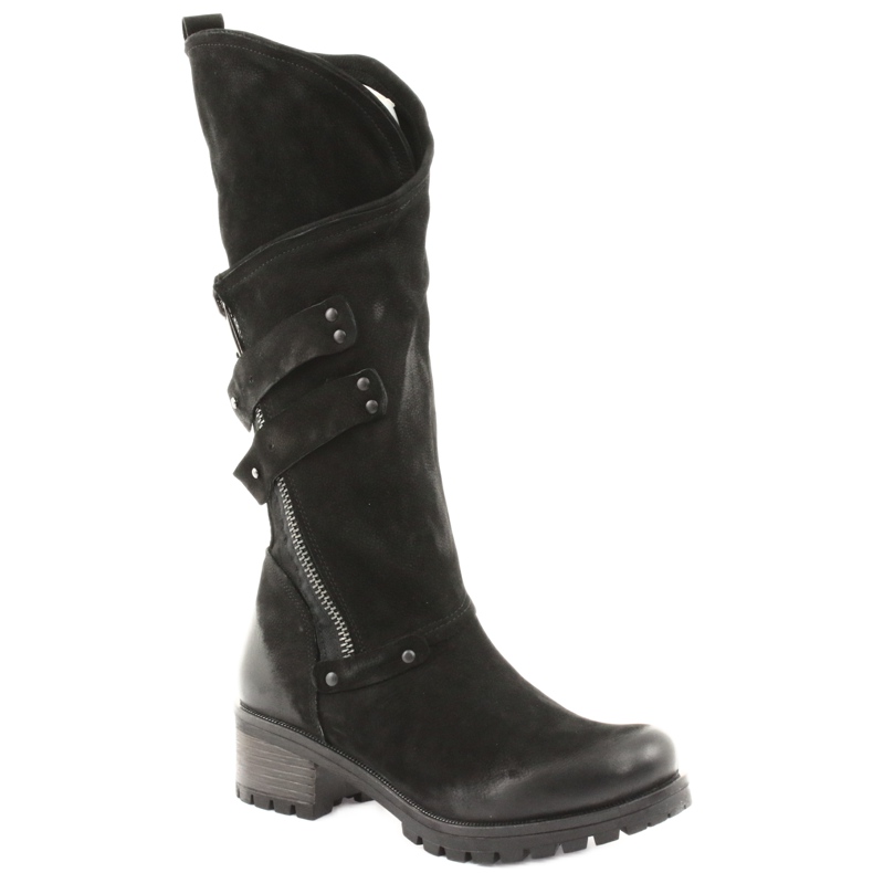Badura Damenstiefel schwarz 1