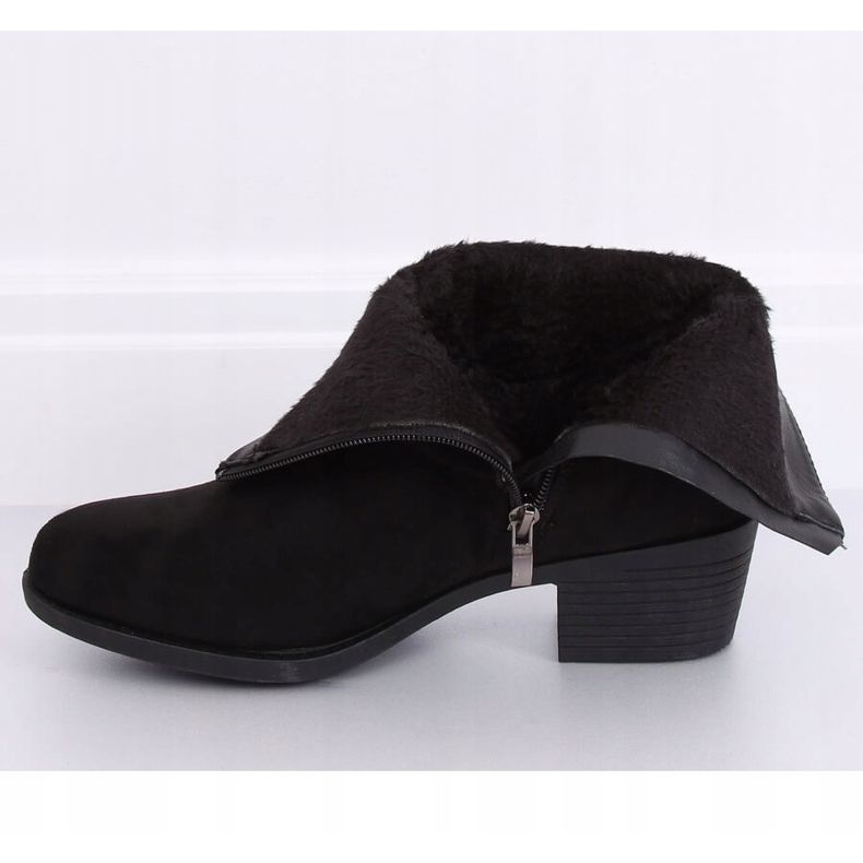 Schwarze Cowboystiefel für Damen 8035-GA Schwarz 1