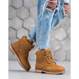 SHELOVET Kamel Winterstiefel braun mehrfarbig 1