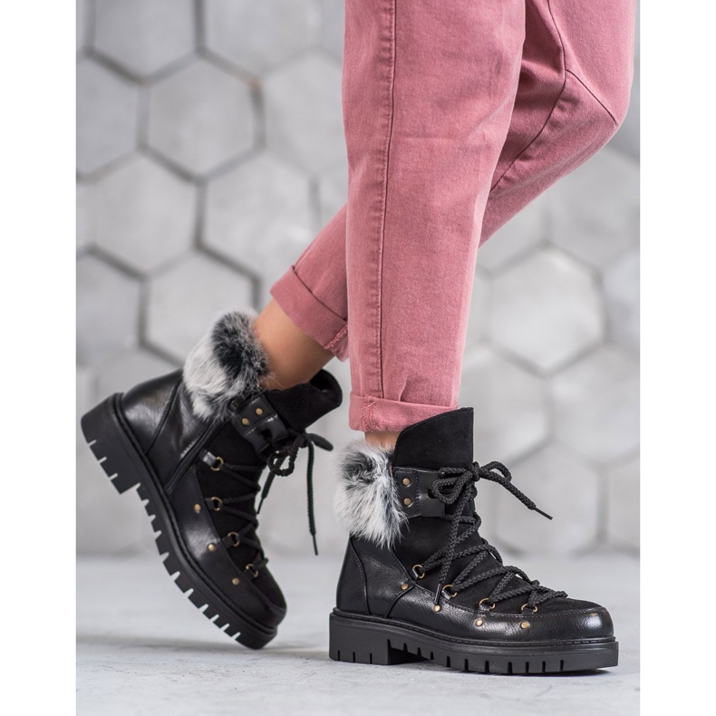 SHELOVET Slipper für Damen schwarz 1