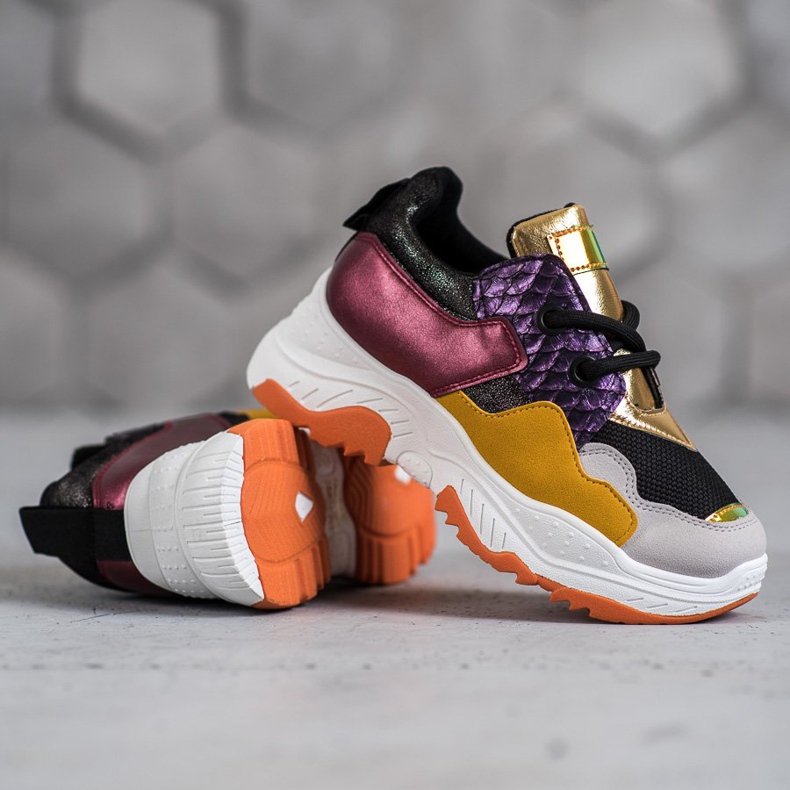 SHELOVET Mehrfarbige Turnschuhe 2