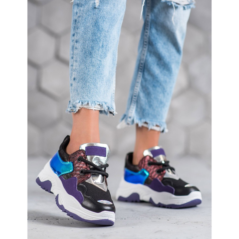 SHELOVET Mehrfarbige Turnschuhe 1