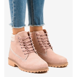 Rosa Wanderschuhe ohne Isolierung W-3033 1