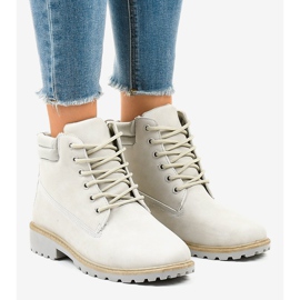 Graue Wanderschuhe ohne Isolierung W-3033 1