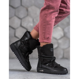 MCKEYLOR Schneestiefel mit Glitzer schwarz 2